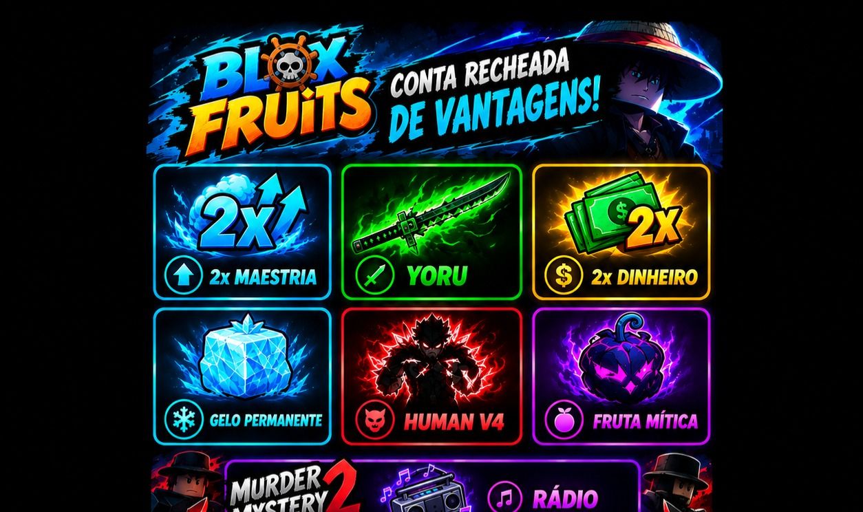 Conta roblox blox fruits