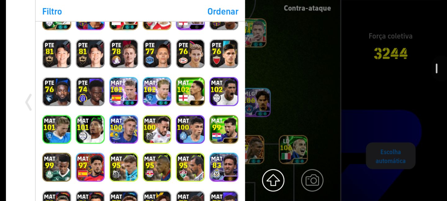 VENDE-SE CONTA EFOTEBOL 3243 DE FORÇA COLETIVA SOMENTE KONAMI ID