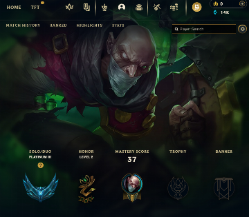 Smurf platina 3 70+WR(HANDLVL)