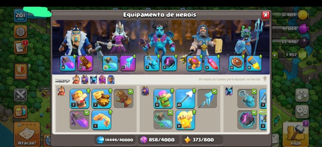 Conta cv14 com skin e muitas medalhas de liga