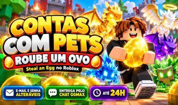 [MELHOR PREÇO] STEAL AN EGG / ROUBE UM OVO - CONTAS COMPLETAS COM PETS RAROS