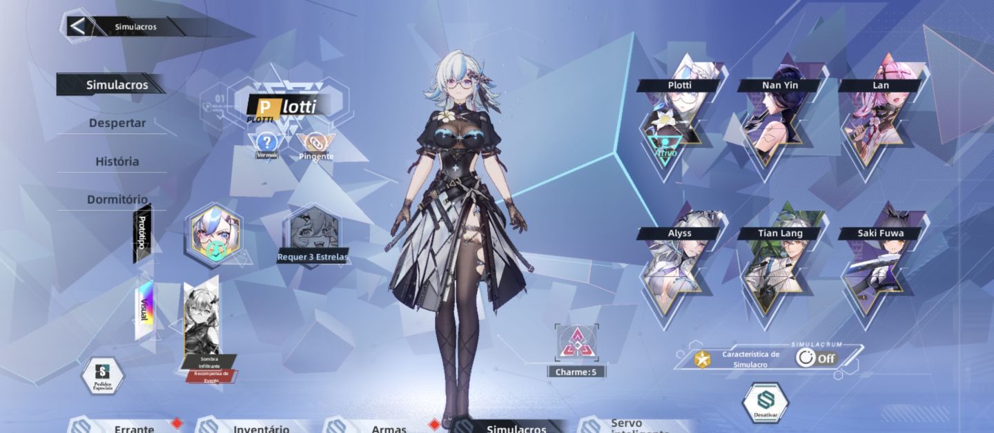 Tower of fantasy (conta antiga muito boa 2020)