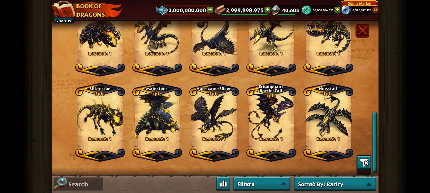 [IOS][ANDROID] Dragões: A Ascenção de Berk (Rise of Berk), Recursos +Dragões 185