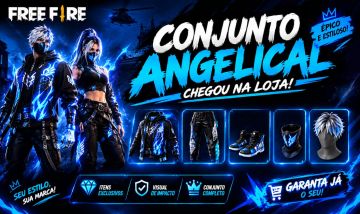 FREE FIRE/CONTAS LEVEL 20/COM TROCA NICK