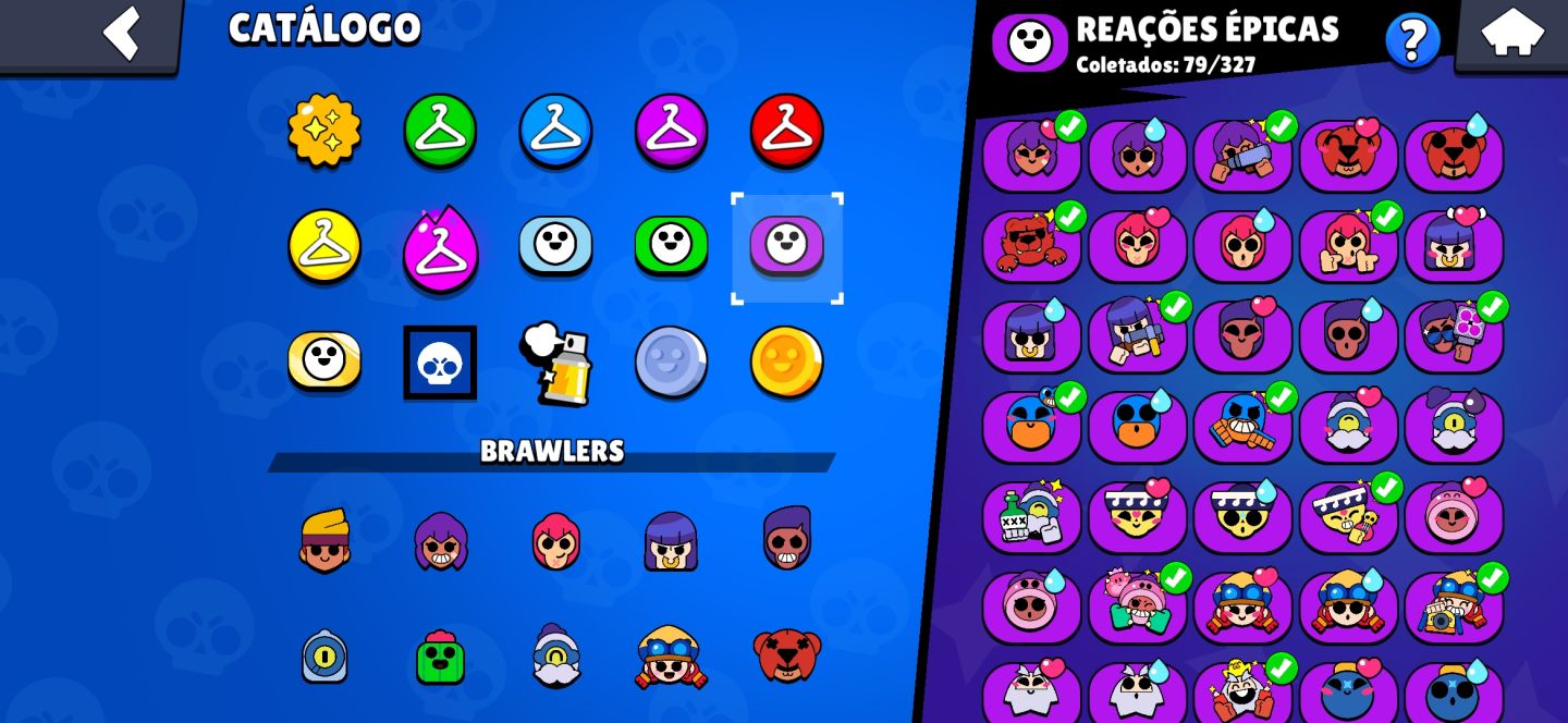 Conta Brawl Stars - CONTA DE 2019 COM SKINS RARAS