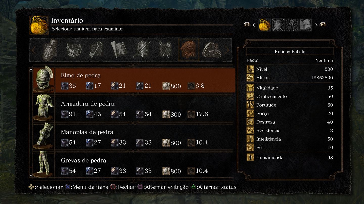 Dark Souls Remasted - Almas comuns e de CHEFES, Titanitas e todos itens do jogo