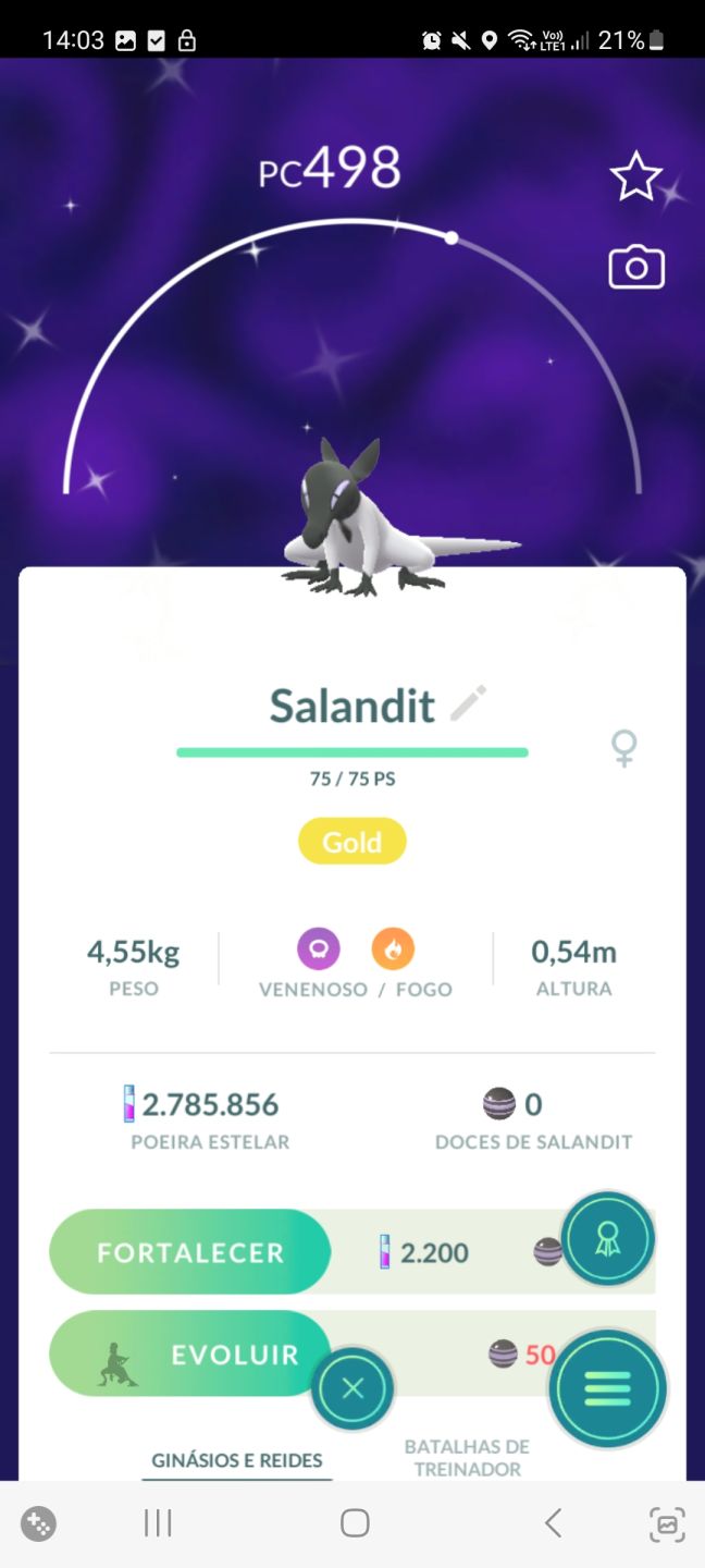 Conta Pokemon GO 700 Shinys Raros Nv 61