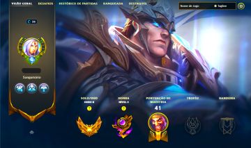 SKIN LENDÁRIA DEUS-REI GAREN + [ OURO 2 COM 75 PDLS ] + [ TROCA NICK ]