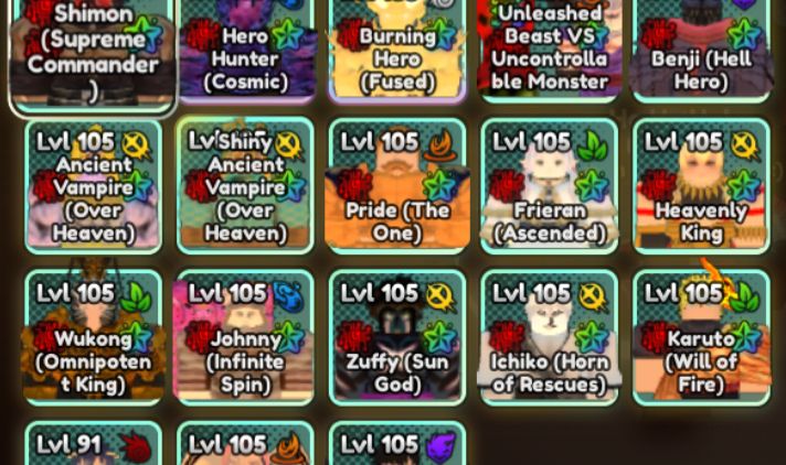 Conta com Todos os godlys, 150 glitcheds, 50 mysticals + recursos (negociavel)