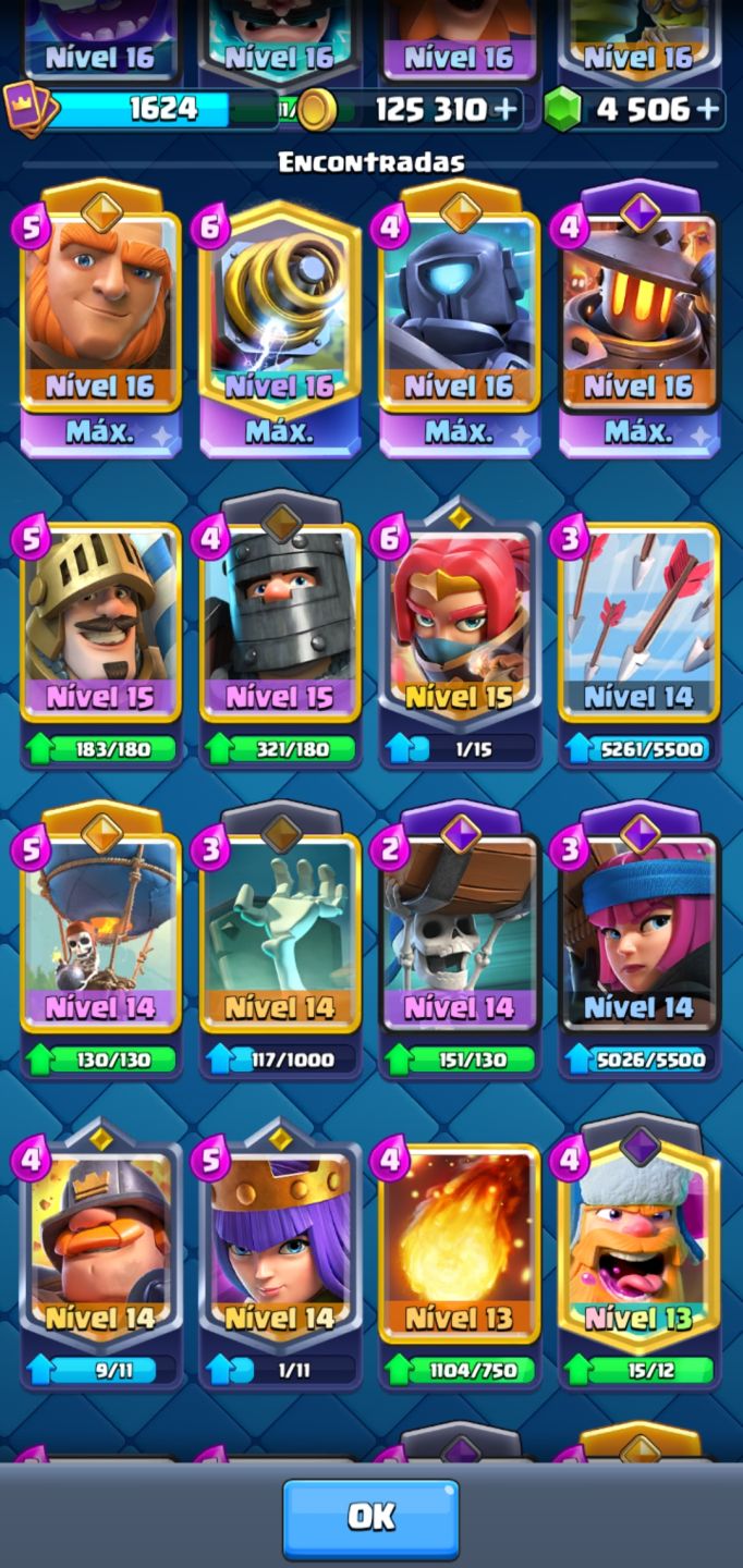 CLASH ROYALE CONTA 10 anos