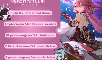 Genshin Impact | Conta Endgame | AR 59 | 18 Limitados