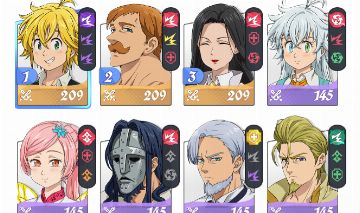CONTA NANATSU 7DS ORIGIN - ESCANOR + MELIODAS + 2 SELETORES - SV AMÉRICA WEST