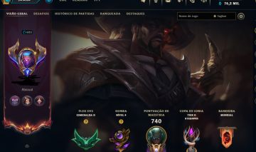 CONTA PLATINA/ESMERALDA LV 623 TODOS OS CHAMPS 334 SKINS