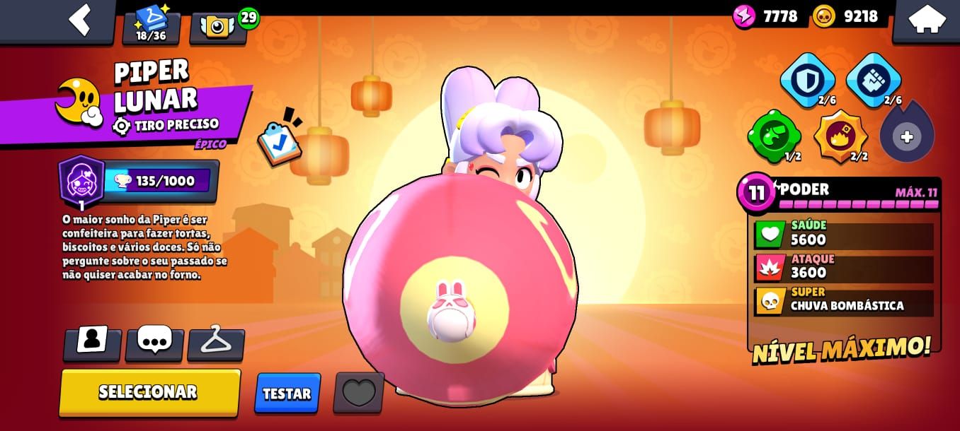 Conta Brawl Stars ultra gemada com quase todos os brawlers!!!