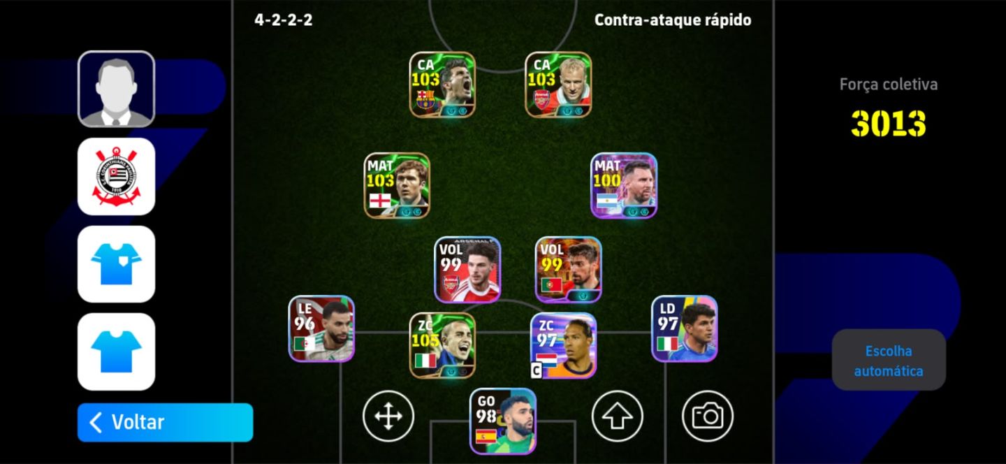 Conta eFootball 2027 | 3000+ Força + Cartas Raras e Blitz Antigos | Promoção