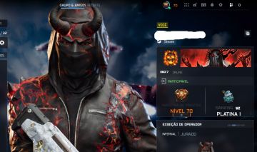 Conta Call of duty Warzone, Prestigio Master 70, Armas metas desbloqueadas