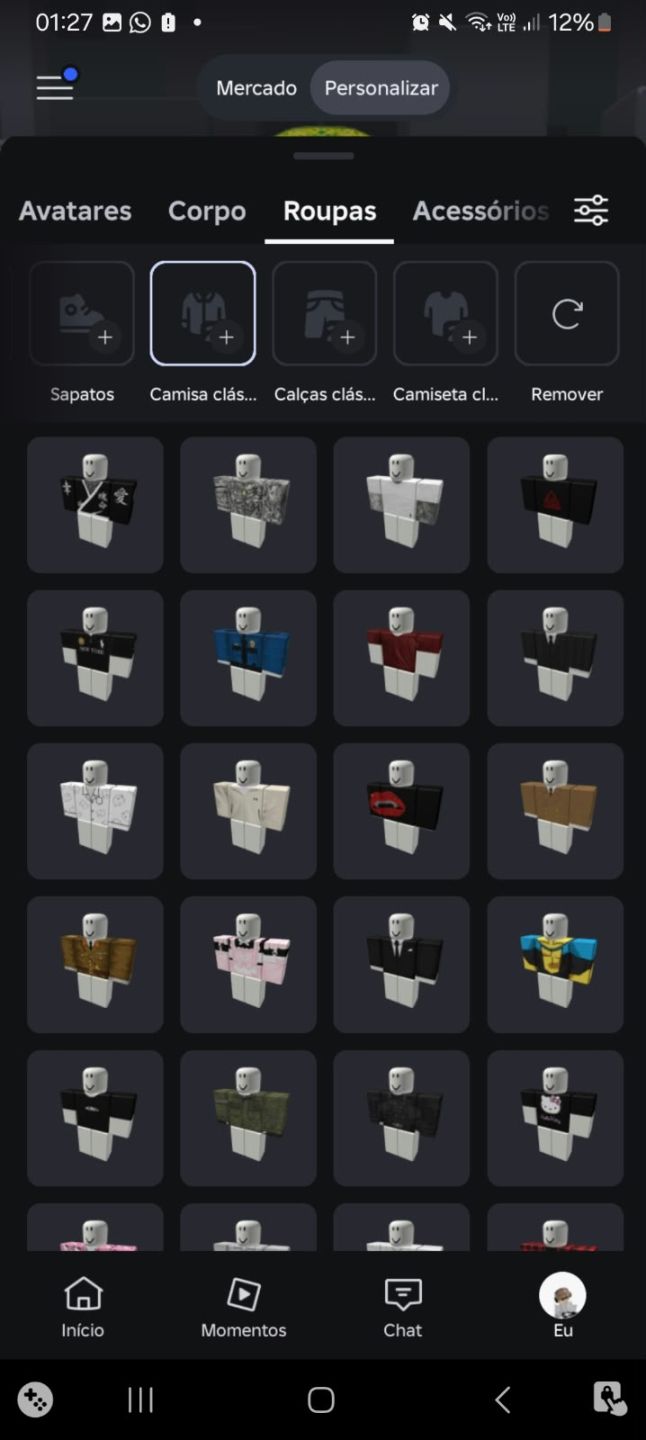 Conta roblox