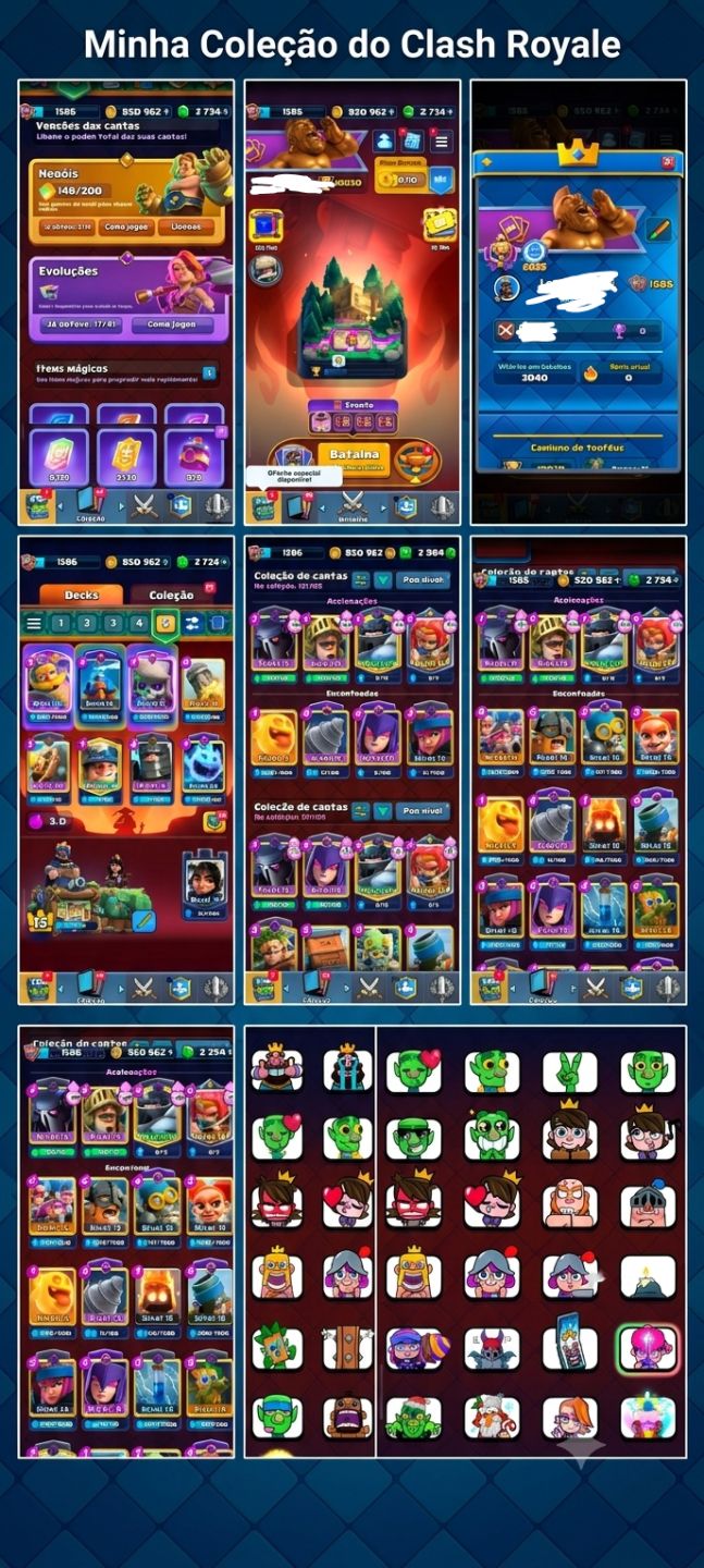 CONTA DE CLASH ROYALE FULL ACESSO