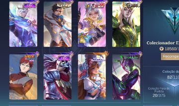 CONTA DE MOBILE LEGENDS COM 84 SKINS