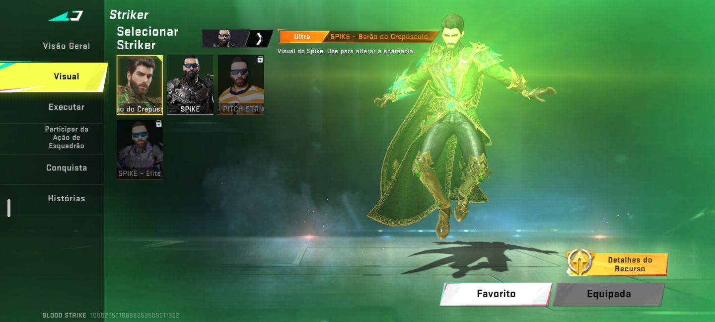 CONTA LEVEL FULL DO BLOOD STRIKE COM VARIAS SKINS
