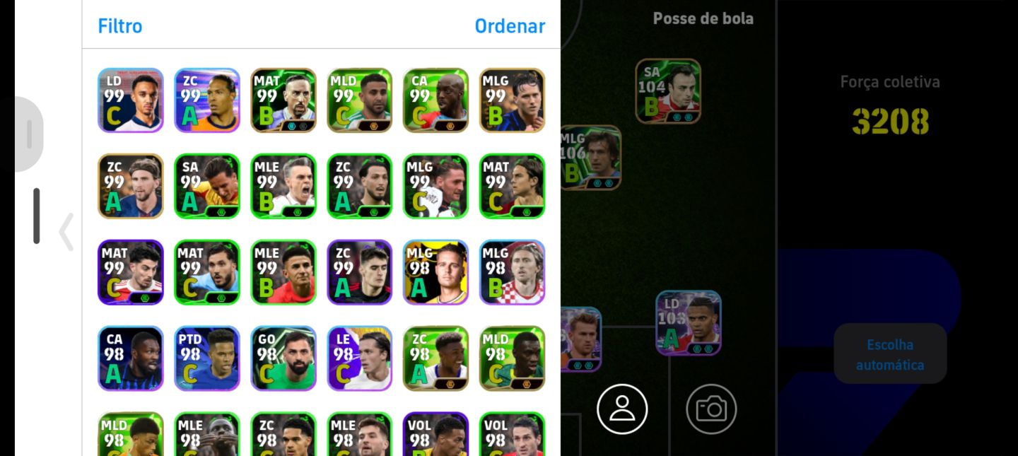 CONTA EFOOTBALL 3208 DE FORÇA COLETIVA CRISTIANO RONALDO BIG TIME
