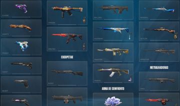 Conta Vallorant com várias skins