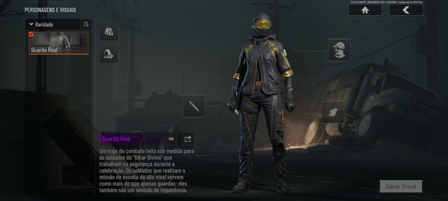 Conta Arena Breakout LV 20 com algumas Skins !!