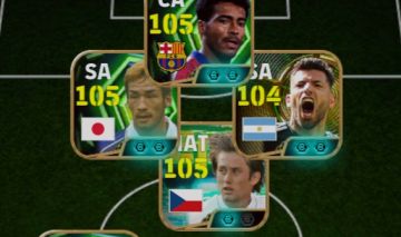 CONTA EFOOTBALL RARA! ROMARIO BUGADO + AGUERO BLITZ + NAKATA + ROSICKY E+++!