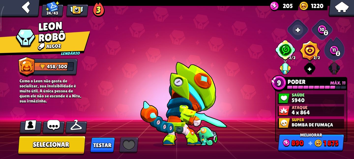 | Cromáticos | 40k+ troféus | 250 skins | Conta FULL acesso brawl stars