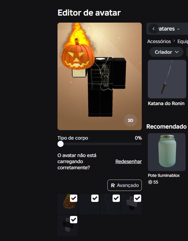 CONTA COM HEADLESS, +199k GASTOS, CONTA UNISSEX, CONTA COM TOY CODES E ENTRE ++