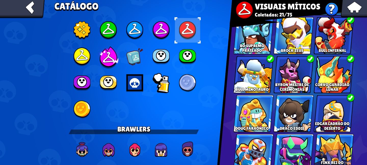 Conta Brawl com Shelly estelar!!!!