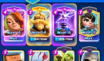 CONTA CLASH ROYALE NIVEL 15, VARIAS EVOS E HEROIS