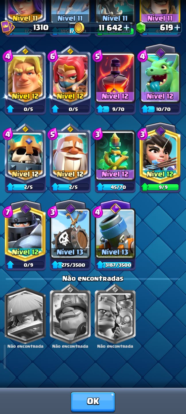 Conta Clash Royale 7.2k Trófeus email alteravel