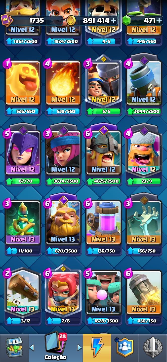 CONTA UPADA, CLASH ROYALE