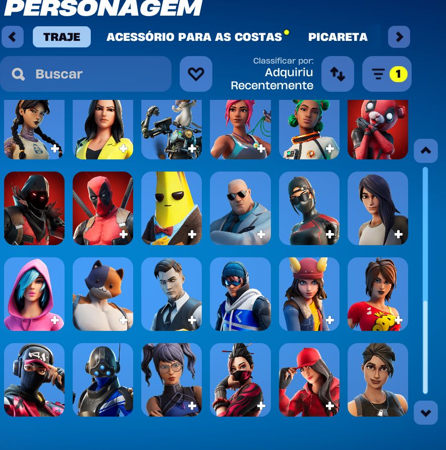 CONTA FORTNITE