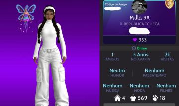 CONTA DE AVAKIN LIFE FEMININA - NÍVEL 25