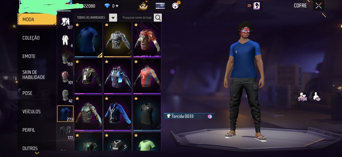 Conta de free fire focada em ap com ump roxa e prime 3