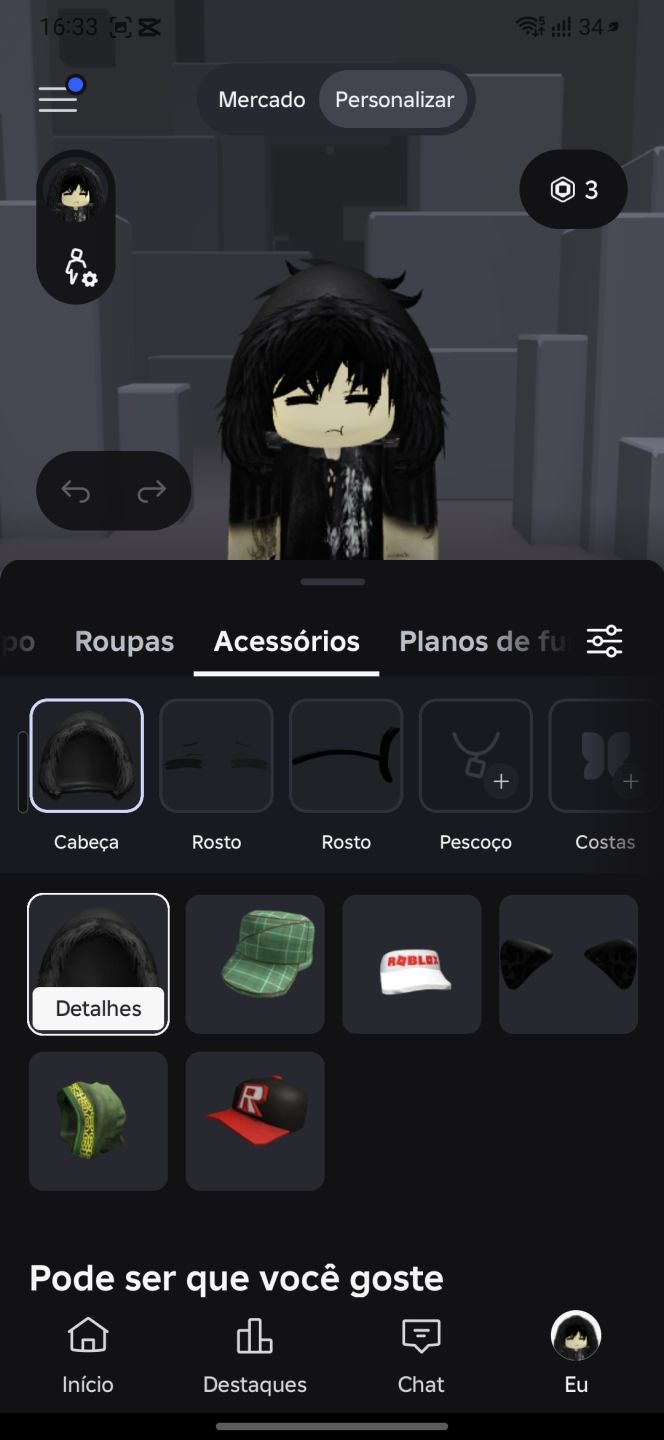 Conta de roblox estilo vkei moe