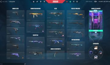 CONTA VALORANT DESAPEGO - PHANTOM CHAMPIONS 24 KARAMBIT SAQUEADOR 205 RADIANITAS