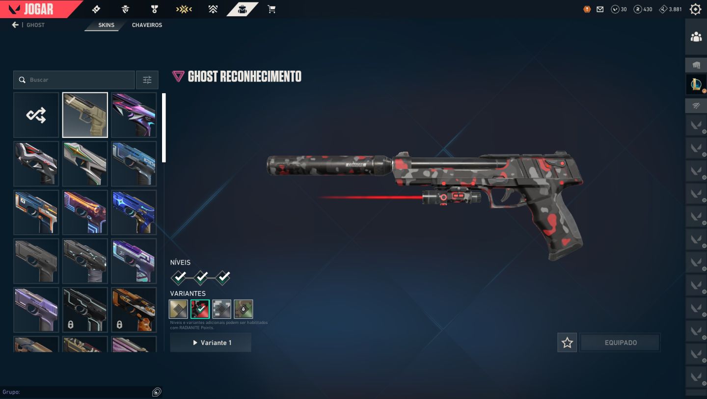 Conta do valorant com varias skins, singularidade e preludio do caos