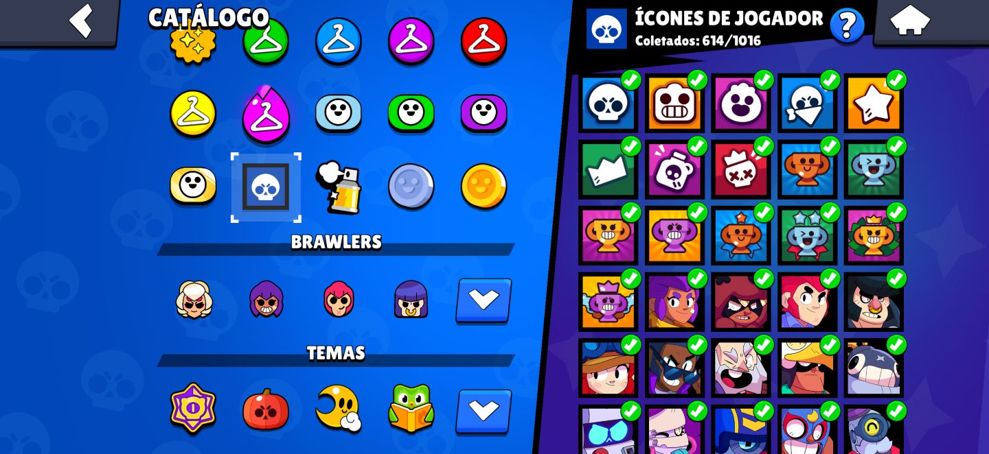 Conta brawl Stars colecionador