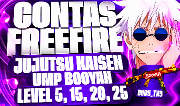 [PROMOÇÃO!] CONTAS FREE FIRE LEVEL 25 + UMP ATRIBUTADA, XIAO WU, CALÇA ANGELICAL