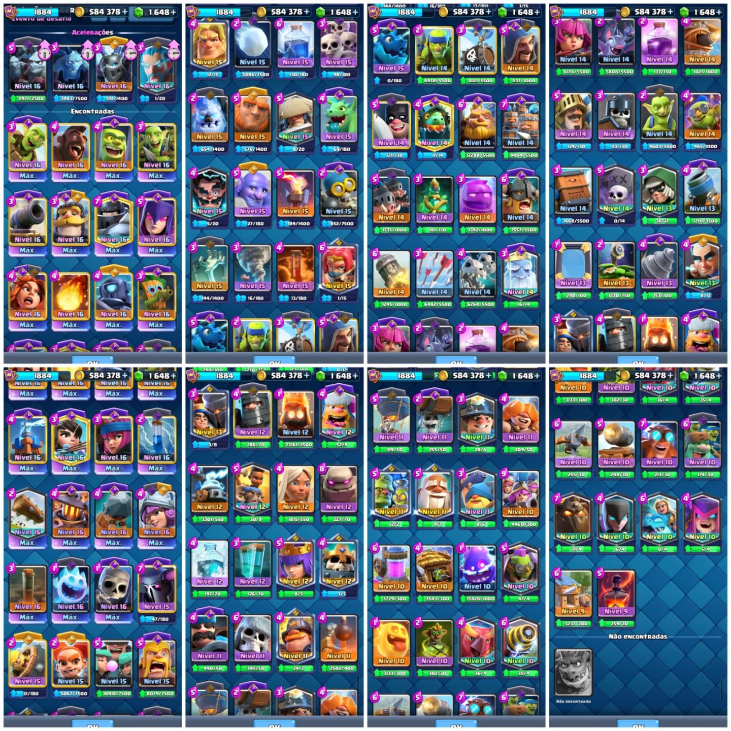 Conta Lv16 Clash Royale