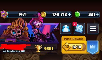 CONTA CLASH ROYALE 9500+ TROFÉUS! (PROMOÇÃO)