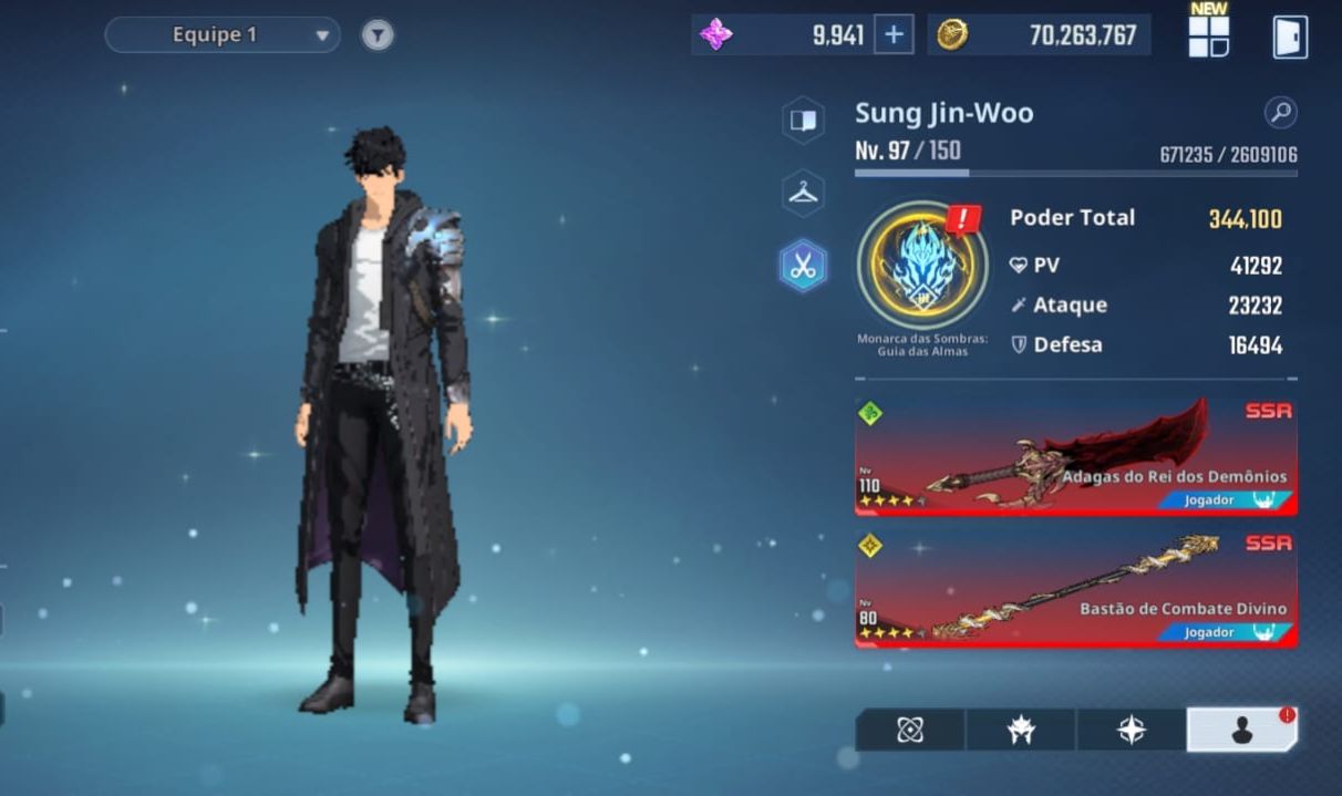 CONTA SOLO LEVELING: ARISE - TOP TIER