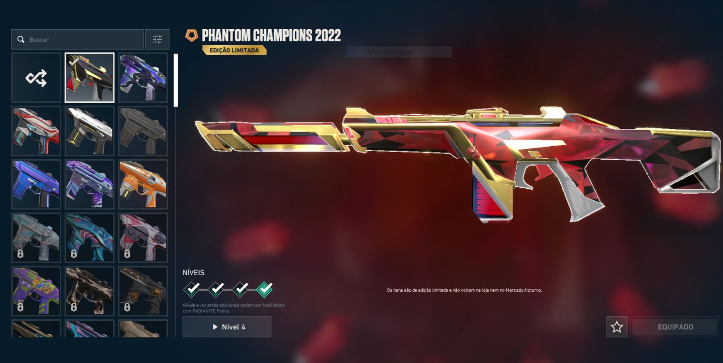 Conta valorant com diversos itens champions 22, card beta e muito mais