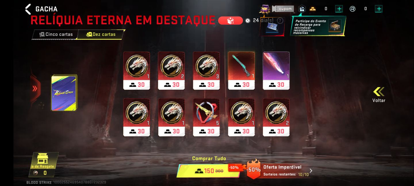 Conta Nível 1 Bloodstrike