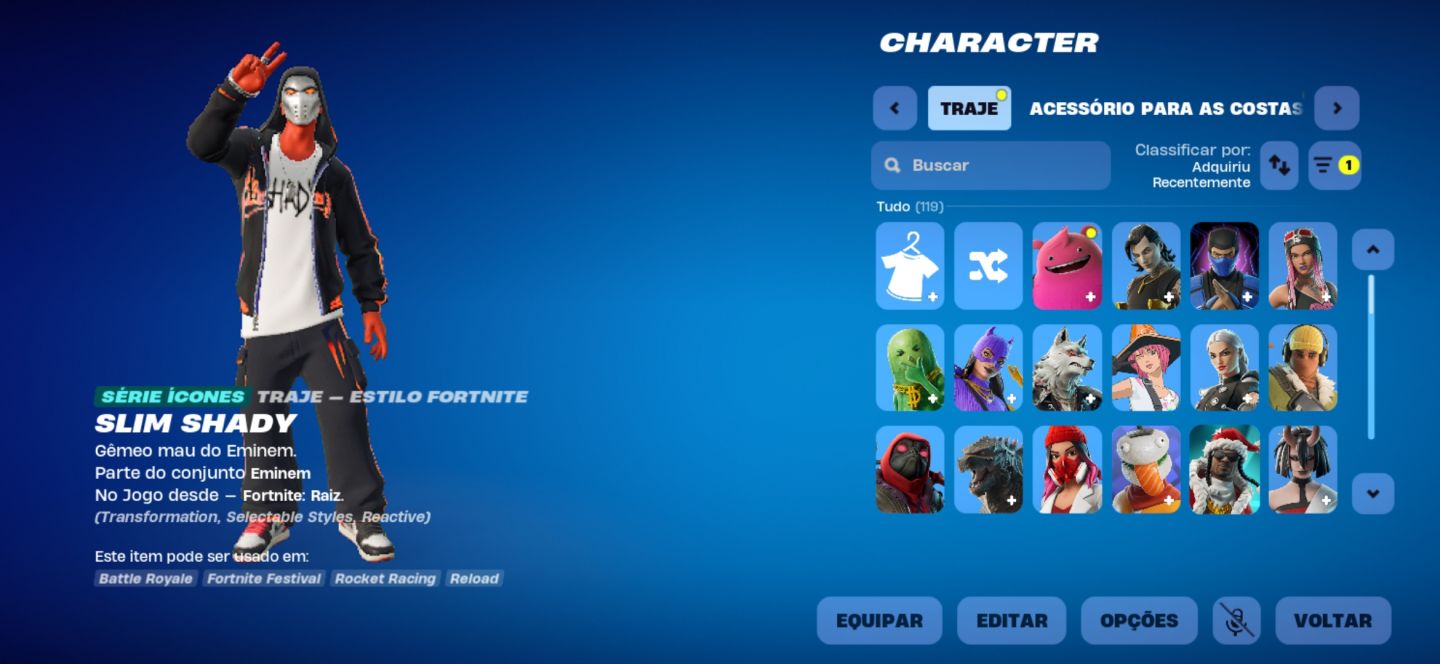 CONTA MUITO BOA DO FORTNITE [ALTERA E-MAIL E NICKNAME]