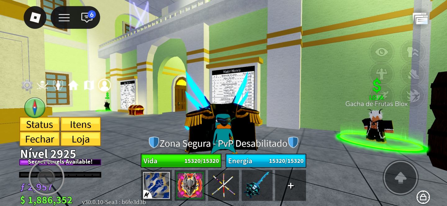 [CONTA MAIN] Blox Fruits (DRAGON PERM + TTK) + RodoGrau FULL PASS + Brookhaven