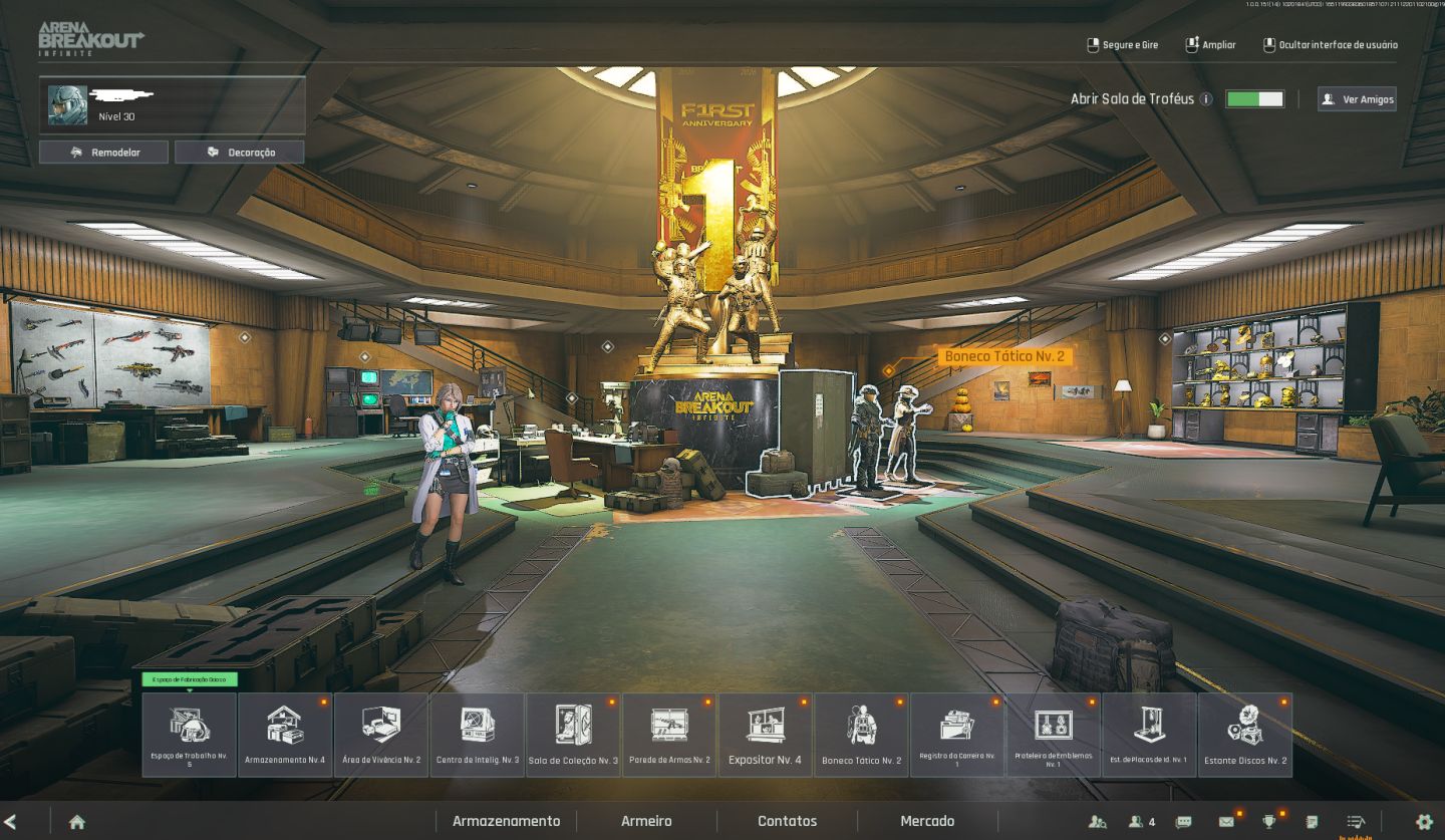 CONTA ARENA BREAKOUT INFINITE - PC 2 BI STASH SKIN EVITTA + RARA